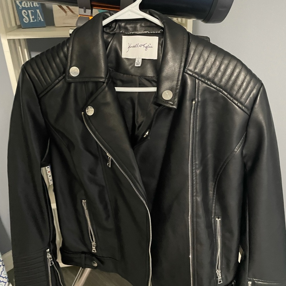 New black Leather Jacket